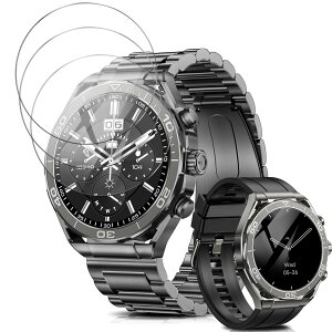 �y3���Z�b�g�zFOSMET LSW6 Pro �p �K���X�t�B���� �ی�t�B���� �����K���X 3�� �Ή� �t�@�[�E�F�C�E�H�b�` �t�B���� FOSMET LSW6 Pro 1.43�C���` �p �t���ی�t�B���� �L�Y�h�~ �ϏՌ� ��U�h�~ �S��