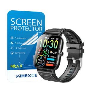 Mihence �ی�t�B�����Ή� ?SAIKATI IDW25 1.83�C���`�X�}�[�g�E�H�b�`, HD �G�b�W���S�J�o�[ TPU �ی�t�B�����Ȗʐ�p�Ή� ?1.83'' IDW25 �X�}�[�g�r���v [6������]