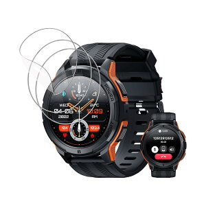 For OUKITEL�X�}�[�g�E�H�b�` �ی�t�B���� �yGNODEZ�z ���������x �w��h�~ ���h�~�C�� smart watch 1.43�C���`AMOLED�����ב��� �t�B���� �t���ی�t�B���� �y3������z