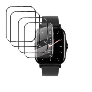 �y4���Z�b�g�zFor Amazfit Bip 5 Unity �t�B���� �ی�t�B���� Amazfit Bip 5 Unity �K���X�t�B���� PET�����f�ނ̗̍p 3D�ȖʃG�b�W�t���J�o�[�t�B���� �X�N���b�`�h�~ �������� Amazfit Bip 5 Unity �t���ی�