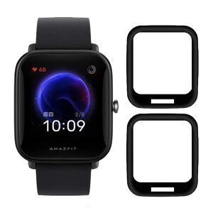 For Amazfit Bip S �t�B���� Bip S �ی�t�B�����y�C�A�[��/�S�ʕی� /���ߗ�99.9��/ �w��h�~/�����x�^�b�`�z amazfit Bip S �ی�t�B�����y2��- -���z