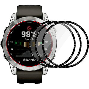 Miimall�y3���Z�b�g�z�Ή�Garmin Fenix 7 �t�B���� PMMA+PC���� �C�A�h�~ �w��h�~ �Ռ��z�� ������ �K�[�~�� Fenix 7�ی�t�B���� ���ˌy�� �ȒP�\�t