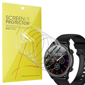 Lamshaw for HOIBAI BY226�X�}�[�g�E�H�b�` �ی�t�B����, [6���g] 4H�d�x TPU �ی�t�B���� �J�o�[ �t���t�B���� �Ή� HOIBAI BY226 1.39 �C���` �X�}�[�g�E�H�b�` smart watch (6��)