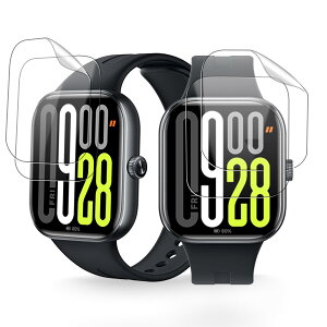 �y4���Z�b�g�zFor Redmi Watch 5 �t�B���� �ی�t�B���� �X�}�[�g�E�H�b�` �yNOUKAJU�z �ی�t�B���� TPU���f�� ���h�~ �����ߗ� �w��h�~ �����ȒP �ɔ� �������� �t�B���� Redmi Watch 5 �ی�t�B����