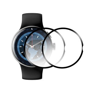 �y2���Z�b�g�zBELIYO Google Pixel Watch �t�B���� �ی�t�B���� pixel watch �p �ی�t�B���� �����ߗ� �t���ی� �Ռ��z�� ��t�ȒP �C�A�Ȃ� �w��h�~3D�S�ʕی�Google pixel watch �Ή�