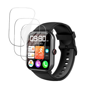 For Vialove �X�}�[�g�E�H�b�` �ی�t�B���� �����x �w��h�~ ���˒ጸ ���������x ������� ���� ��U�h�~ ���^ TPU���_�� �X�}�[�g�E�H�b�` Smart Watch 1.9�C���` �t�B�����y3������z