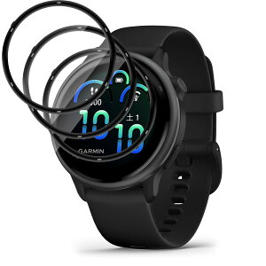 �y2025�V�o��z(3������)For GARMIN(�K�[�~��) vivoactive 6 �ی�t�B���� �yHNWEIWEI�z ����0.3mmPET������ �Y�f�@�� 3D�Ȗ� ���˒ጸ �w��ጸ ���{�� �S�ʕی� �ώw�� ������ �����ߗ� Garmin VivoActive 6 �t