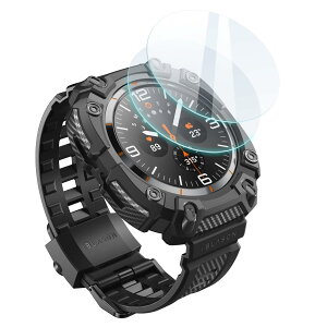 i-Blason Samsung GalaxyWatch 7 Ultra 47mm (2024) �ی�J�o�[ �S�ʕی� 2����ʃt�B�����t�� �����p�o���h �Ռ��z�� �o���h�ƃP�[�X��� ��� ���v�o���h �u���b�N Armorbox�V���[�Y