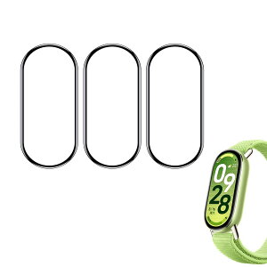 Renjzle �y3���Z�b�g�z�Ή� Xiaomi Smart Band 10 �ی�t�B���� �����^ �����ߗ�99% �����C���Z�p �C�A�h�~ �w��h�~ �ϏՌ� �ȖʑS�ʕی� �ȒP�\��t�� �X�}�[�g�o���h10��p