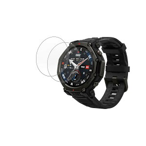 �y2���Z�b�g�zFor Amazfit T-Rex 3 Pro �X�}�[�g�E�H�b�` �ی�t�B�����ySUNZHXIN�z����0.3mm 2.5D �d�x9H ���S�ی� �h���h���w��h�~�C�A�h�~ �������ߗ� �����׉�� Amazfit T-Rex 3 Pro �t�B����
