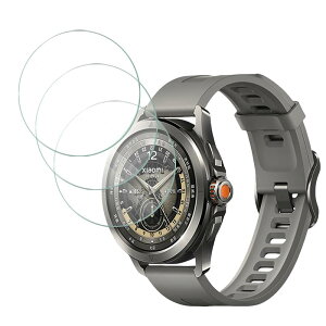 �y3���Z�b�g�zFor Xiaomi Watch S4 Sport �t�B���� �����K���X �ی�t�B���� Xiaomi Watch S4 Sport �K���X�t�B���� ���{���Ɏq�f�ސ� �d�x9H ��U�h�~ �X�N���b�`�h�~ �������� Xiaomi Watch S4 Sport �t���ی�