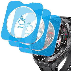 For HUAWEI WATCH Ultimate 2 �K���X�t�B���� �K�C�h�t�� �����K���X �ی�t�B���� YANMONGI �����K���X ���Ɏq���f�� �K�C�h�g�� �ϏՌ� �����x�^�b�` �����ߗ� �w��h�~ �C�A���X �\��t���ȒP HUAW