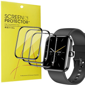 Lamsaw for TOZO S2 40mm Mini�X�}�[�g�E�H�b�` �ی�t�B����,�y3���Z�b�g�z�S�ʕی� �t�B���� �Ή�TOZO S2 40mm Mini�X�}�[�g�E�H�b�` 3D�S�ʕی� �t���[�g�����x�^�b�`�����ߗ� ���h�w��h�~ (3��)