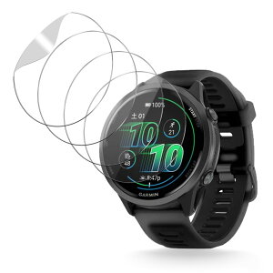 �y4���Z�b�g�zFor GARMIN Forerunner 570 47mm �p �t�B���� �ی�t�B���� �X�}�[�g�E�H�b�` �yNOUKAJU�z �ی�t�B���� TPU���f�� ���h�~ �����ߗ� �w��h�~ �����ȒP �ɔ� �������� (�񋭉��K���X�j