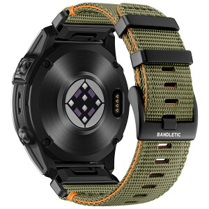 [Bandletic] �K�[�~�� �x���g-26mm �����p ���ϋv�i�C���� �y�� �ʋC�� �X�|�[�c �o���h Garmin Fenix 8 51mm/7X/6X/5X/Instinct 2X/3/Descent Mk1/Mk2/Mk3i/Epix Pro/Tactix 8/7/Quatix 8/7X/6X/Enduro/D2 Bravo/Charlie�ȂǑΉ�