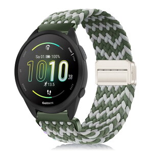 [YealRed] �o���h 20mm For Garmin Forerunner 570 42mm/Vivoactive 6 / 5 �����p�X�g���b�v �e���i�C������ �ւ��x���g �ґg�X�g���b�v ���C�o�b�N�� �����x���g �}�O�l�b�g�o���h �R���p�`�u��Garmin Forerunner