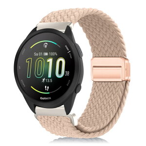 [YealRed] �o���h 20mm For Garmin Forerunner 570 42mm/Vivoactive 6 / 5 �����p�X�g���b�v �e���i�C������ �ւ��x���g �ґg�X�g���b�v ���C�o�b�N�� �����x���g �}�O�l�b�g�o���h �R���p�`�u��Garmin Forerunner