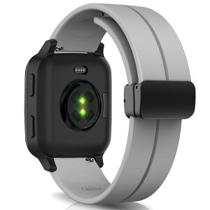 [RoSoki] 20MM �o���h Garmin Approach S50/S44 / Forerunner 570 42mm /Garmin Vivoactive 6/Vivoactive 5 / Forerunner 165/165 Music �Ή� �o���h �V���R���� �X�|�[�c �ւ��X�g���b�v �����x���g �_�炩�� ���C�t�� �����ȒP