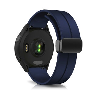 [RoSoki] 18MM �o���h Garmin Venu 4 41mm / Garmin Venu 3S/2S 41mm / Forerunner 265S /Forerunner 255S /Forerunner 255S Music/Vivoactive 4S �Ή� �V���R���� �}�O�l�b�g�t�� �X�|�[�c�o���h �ւ��X�g���b�v �_�炩�� �����x��