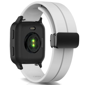[RoSoki] 20MM �o���h Garmin Approach S50/S44 / Forerunner 570 42mm /Garmin Vivoactive 6/Vivoactive 5 / Forerunner 165/165 Music �Ή� �o���h �V���R���� �X�|�[�c �ւ��X�g���b�v �����x���g �_�炩�� ���C�t�� �����ȒP