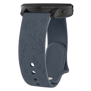 ����t�����[�o���h for Garmin Venu Sq/Sq Music/Venu 2 Plus/Vivoactive 5 / Vivoactive 3 / Vivomove Sport/Forerunner 55 158 245 645 �o���h 20mm �����x���g �V���R�[���������o���h �R���p�`�u�� Garmin Vivomove Style/Luxe/HR (
