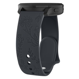 ����t�����[�o���h for Garmin Venu Sq/Sq Music/Venu 2 Plus/Vivoactive 5 / Vivoactive 3 / Vivomove Sport/Forerunner 55 158 245 645 �o���h 20mm �����x���g �V���R�[���������o���h �R���p�`�u�� Garmin Vivomove Style/Luxe/HR (
