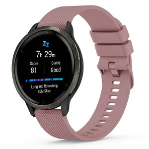 �K�[�~�� �����o���h 22mm�r���v �Ή� Garmin Venu 3/2,vivomove 4,Forerunner 265/255 Music/255/Active/Marq �o���h �x���g �_��ȃV���R�� ���߉\ �ʋC���x���g �y��Venu Forerunner�p �j���ʗp �ϋv�h��
