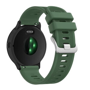 �o���h �R���p�`�u�� Garmin ForeAthlete 55 / ForeAthlete 245/245M / ForeAthlete 645/645M�p�o���h �x���g,20mm �_�炩�� �V���R���o���h ���߉\ (�_�[�N�O���[��)