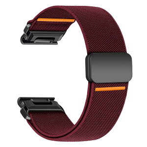 �R���p�`�u�� Garmin �x���g 22mm �p�i�C�����L�k���r���v�o���h,�}�O�l�b�g�� for Garmin Fenix 8 & Tactix 8 AMOLED 47mm/Fenix E / 7 / 7 Pro/ 6/ 6 Pro/ 5/ 5 Plus �EQuatix 7 /7 Pro�EForerunner 970/ 965/ 955/ 945/ 935 �T�C�Y��