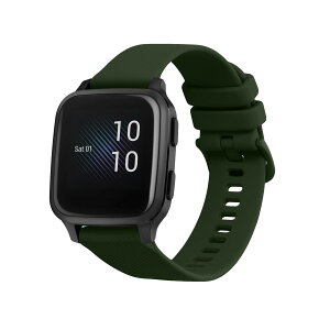 �����x���g�Ή�: Garmin Venu Sq Music/Sq �o���h - �V���R���o���h �\�t�g TPU �ϋv�� �[�ΐF