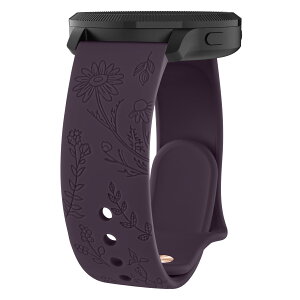 ����t�����[�o���h for Garmin Venu Sq/Sq Music/Venu 2 Plus/Vivoactive 5 / Vivoactive 3 / Vivomove Sport/Forerunner 55 158 245 645 �o���h 20mm �����x���g �V���R�[���������o���h �R���p�`�u�� Garmin Vivomove Style/Luxe/HR (