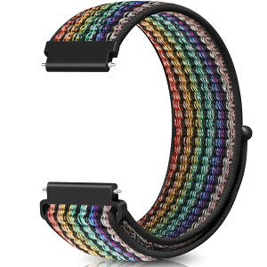 [Issinlky] 20mm �i�C���� �X�|�[�c���[�v�o���h Samsung Galaxy Watch 7/6/5/4/FE 40mm 44mm/Garmin Venu Sq/Sq 2/Venu 2 Plus/Vivoactive 3/5/6/Amazfit GTS�Ή� �N�C�b�N�����[�X�X�g���b�v ���f�B�[�X �����Y