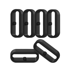 �t�@�X�i�[�����O For Garmin Vivoactive 3/Venu Venu Sq/Forerunner 645 245/Vivomove HR Vivomove 3/Fenix 6S Fenix 5S�o���h(6�p�b�N) �V���R���R�l�N�^�[�Z�L�����e�B���[�v Galaxy Watch Active 2�X�}�[�g�E�H�b�`�p