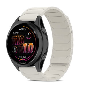 [CiimWaa] 22mm �o���h for Garmin Venu 4/3 45mm/vivoactive 4/Venu2 �p �V���R�� ���v�o���h ���͂Ȏ��C �X�}�[�g�E�H�b�`���� �}�O�l�b�g �_�炩�� �����^ �j�����p ���K�� �x���g �K�[�~�� garmin Forerunner 265
