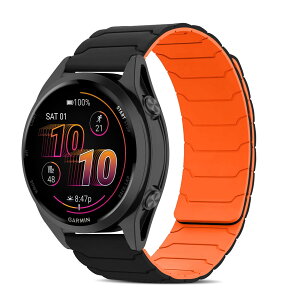 [CiimWaa] 22mm �o���h for Garmin Venu 4/3 45mm/vivoactive 4/Venu2 �p �V���R�� ���v�o���h ���͂Ȏ��C �X�}�[�g�E�H�b�`���� �}�O�l�b�g �_�炩�� �����^ �j�����p ���K�� �x���g �K�[�~�� garmin Forerunner 265