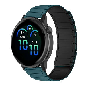 [RosMank] 20mm �o���h Garmin Forerunner 570 42mm/Forerunner 165/Vivoactive 6/Vivoactive 5 �Ή��A�K�[�~�� Garmin Venu Sq 2/Approach S50/S44 �p �V���R�����C�����X�g���b�v�A�΍�