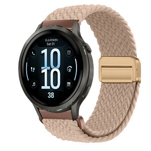 [KeeFos] 18mm �o���h Garmin(�K�[�~��) Venu 4 41mm/Venu 3S 41mm/2S/Forerunner 265S/255S/255S Music/Vivoactive 4S 40mm/Vivomove 3S 39mm/Active S/Move 3S �Ή� �����o���h �i�C���� �ґg �ւ��x���g ���C�o�b�N���t�� �}�O�l�b