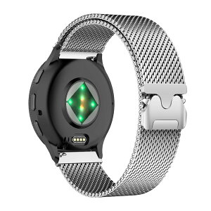 [HinZann] 22mm �X�e�����X �����p�x���g�AGarmin Venu 4 45mm/3 45mm/2�AD2 Air X15/vivoactive 4/Active �Ή��A�ւ� �o���h �}�O�l�b�g�A�~���l�[�[���[�v�A�������� ���b�V�� �ʋC �X�|�[�c�o�� Garmin Forerunner 5