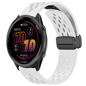 [SumNeol] 22mm �o���h Garmin(�K�[�~��) Venu 4 45mm/Venu 3 45mm/2/Forerunner 570 47mm/265/255/Vivoactive 4/Active�Ή� �����o���h �V���R���f�� ���C�o�b�N�� �}�O�l�b�g���o�b�N�� �ւ��x���g �T�C�Y���� �L�k��