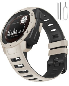 �Ή� Garmin Instinct �V���R���o���h 2�F �\�t�g �ϋv�� �����ȒP �^���x���g �K�[�~���C���X�e�B���N�g�j�����p �h�� Instinct Solar/Tactical/Esports/Tide Instinct2/Surf/Crossover �x�[�W��/�u���b�N