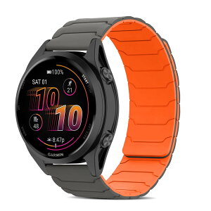 [CiimWaa] 22mm �o���h for Garmin Venu 4/3 45mm/vivoactive 4/Venu2 �p �V���R�� ���v�o���h ���͂Ȏ��C �X�}�[�g�E�H�b�`���� �}�O�l�b�g �_�炩�� �����^ �j�����p ���K�� �x���g �K�[�~�� garmin Forerunner 265