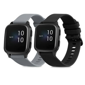 2x �����x���g �Ή�: Garmin Venu Sq Music/Sq �o���h - �V���R���o���h �\�t�g TPU �ϋv�� ���F/�O���[