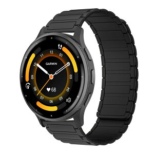 [RosMank] 22mm �o���h Garmin Venu 4 45mm/Venu 3 45mm/Venu 2/Vivoactive 4/Active �Ή��A�K�[�~�� Garmin Forerunner 570 47mm/Forerunner 265/Forerunner 255 �p �V���R�����C�����X�g���b�v�A��