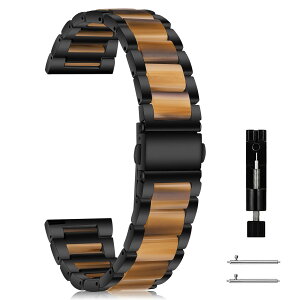 [ShinKin] �o���h 18mm 20mm 22mm �����p�o���h ���������x���g Huawei�AGarmin�AXiaomi�ASamsung�AAmazfit �ATicwatch �Ή� �����X�e�����X�� �����o���h �����X�e�����X�| �ւ��X�g���b�v �ϋv���̂��� �r�W