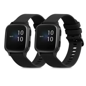 2x �����x���g �Ή�: Garmin Venu Sq Music/Sq �o���h - �V���R���o���h �\�t�g TPU �ϋv�� ���F/���F