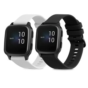 2x �����x���g �Ή�: Garmin Venu Sq Music/Sq �o���h - �V���R���o���h �\�t�g TPU �ϋv�� ���F/���F