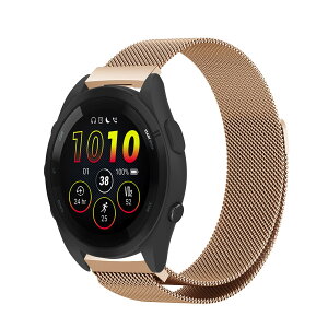 [MosFoil] Garmin Forerunner 570 42mm/Vivoactive 6/5/Forerunner 165/vivomove Trend �Ή� �����o���h �~���l�[�[ 20mm �����o���h �X�e�����X�� ���C�o�b�N���t�� �K�[�~�� ���B���H�A�N�e�B�u 6 �ւ��x���g Garmin Ve