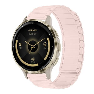[RosMank] 18mm �o���h Garmin Venu 4 41mm/Venu 3S 41mm/Venu 2S/Move 3S/Active S�Ή��A�K�[�~�� Garmin Forerunner 265S/255S/Vivoactive 4S/Vivomove 3S �p �V���R�����C�����X�g���b�v�A�s���N