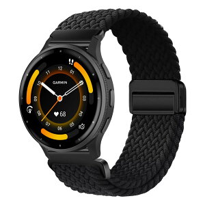 [KeeFos] 22mm �o���h Garmin Venu 4 45mm/Venu 3 45mm/2/Forerunner 570 47mm/265/255/Vivoactive 4/Active�Ή� �����o���h �i�C�����f�� ���C�o�b�N�� �}�O�l�b�g���o�b�N�� �ւ��x���g �L�k�� �T�C�Y���� �҂� �ʋC��