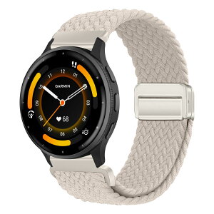 [KeeFos] 22mm �o���h Garmin Venu 4 45mm/Venu 3 45mm/2/Forerunner 570 47mm/265/255/Vivoactive 4/Active�Ή� �����o���h �i�C�����f�� ���C�o�b�N�� �}�O�l�b�g���o�b�N�� �ւ��x���g �L�k�� �T�C�Y���� �҂� �ʋC��